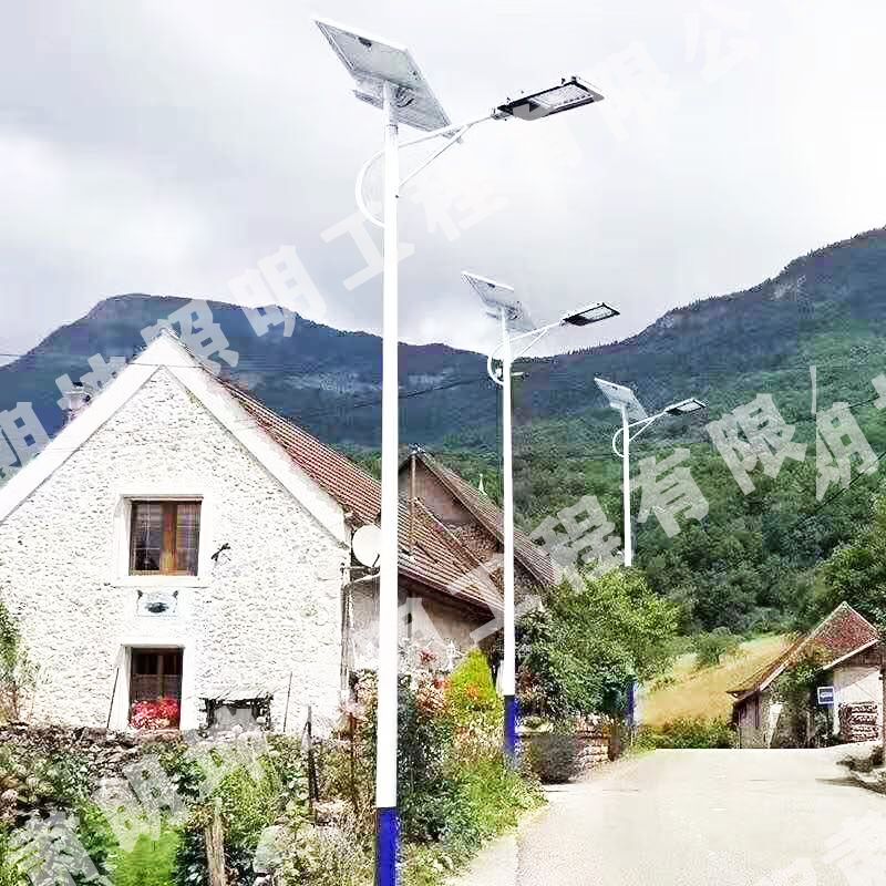 青海农村太阳能路灯,青海路灯安装工程